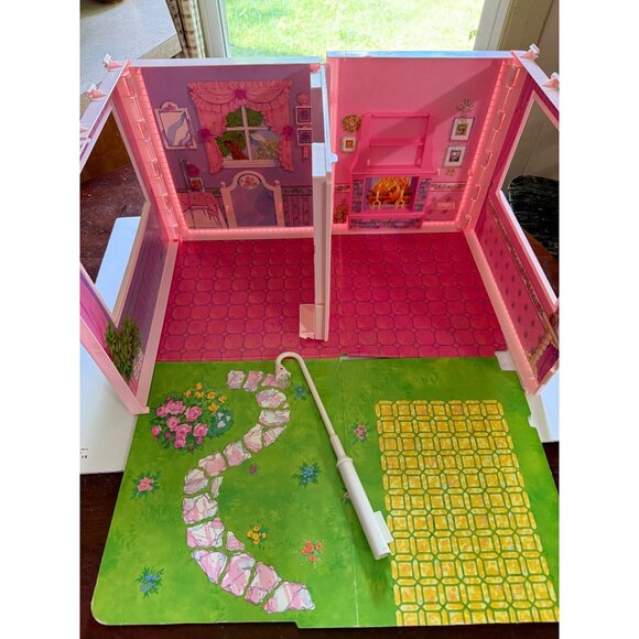 Vintage Barbie Fold 'N Fun Play Wall Floor Replacement Parts Only 1992 READ
